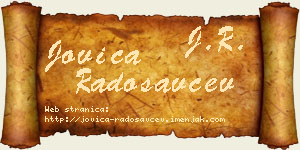 Jovica Radosavčev vizit kartica
